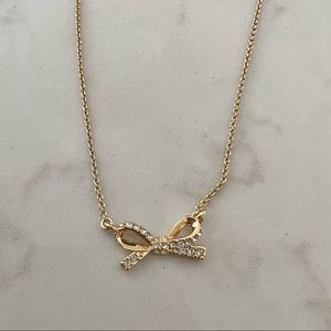 Kate Spade Diamond Bow Necklace